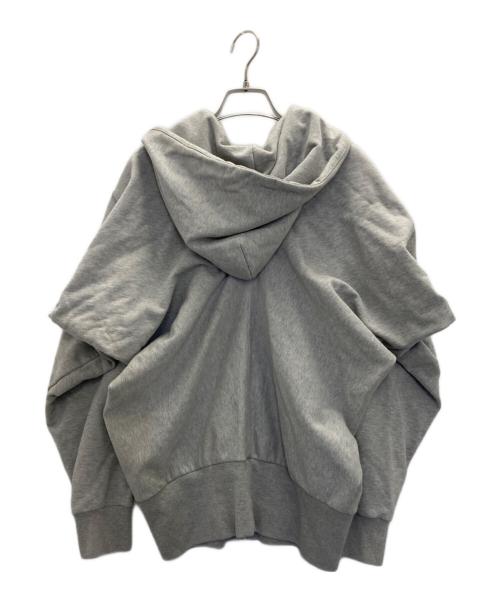 Maison Margiela（メゾンマルジェラ）Maison Margiela (メゾンマルジェラ) 21SS ZIP UP Hoodie/２１SS ジップアップフーディー グレー サイズ:36の古着・服飾アイテム