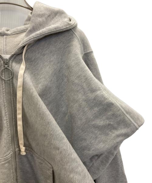 Maison Margiela（メゾンマルジェラ）Maison Margiela (メゾンマルジェラ) 21SS ZIP UP Hoodie/２１SS ジップアップフーディー グレー サイズ:36の古着・服飾アイテム