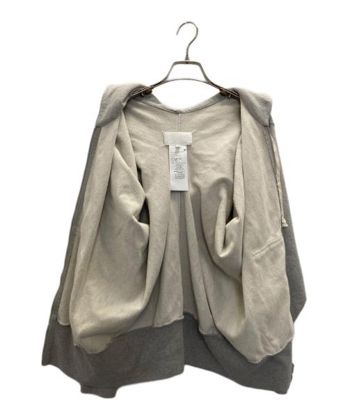 Maison Margiela（メゾンマルジェラ）Maison Margiela (メゾンマルジェラ) 21SS ZIP UP Hoodie/２１SS ジップアップフーディー グレー サイズ:36の古着・服飾アイテム