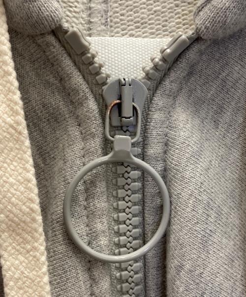 Maison Margiela（メゾンマルジェラ）Maison Margiela (メゾンマルジェラ) 21SS ZIP UP Hoodie/２１SS ジップアップフーディー グレー サイズ:36の古着・服飾アイテム