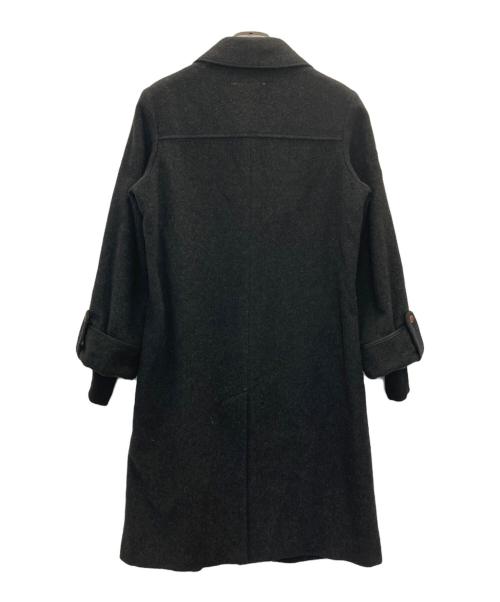 MM6 Maison Margiela（エムエムシックスメゾンマルジェラ）MM6 Maison Margiela (エムエムシックスメゾンマルジェラ) ジップウールステンカラーコート ネイビー サイズ:36の古着・服飾アイテム