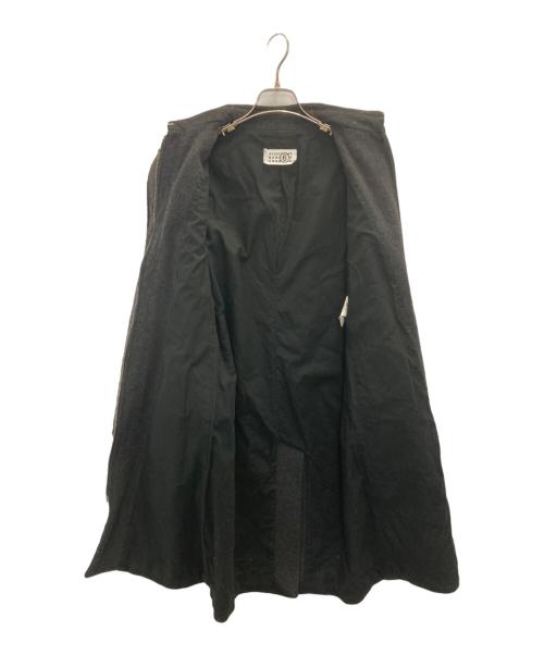 MM6 Maison Margiela（エムエムシックスメゾンマルジェラ）MM6 Maison Margiela (エムエムシックスメゾンマルジェラ) ジップウールステンカラーコート ネイビー サイズ:36の古着・服飾アイテム