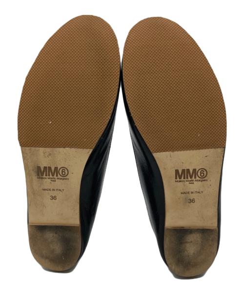 MM6 Maison Margiela（エムエムシックスメゾンマルジェラ）MM6 Maison Margiela (エムエムシックスメゾンマルジェラ) レザー バレエシューズ サイズ:SIZE 36の古着・服飾アイテム