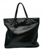 RALPH LAURENラルフローレン）の古着「スタッズスクエアトートバッグ」｜ブラック