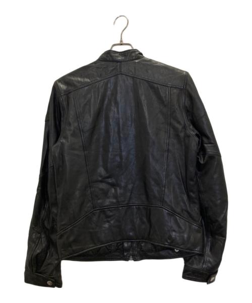 G-STAR RAW（ジースターロゥ）G-STAR RAW (ジースターロゥ) シングルライダースジャケット ブラック サイズ:XSの古着・服飾アイテム