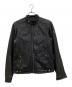 G-STAR RAW（ジースターロゥ）の古着「シングルライダースジャケット」｜ブラック