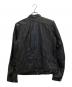 G-STAR RAW (ジースターロゥ) シングルライダースジャケット ブラック サイズ:XS：8000円