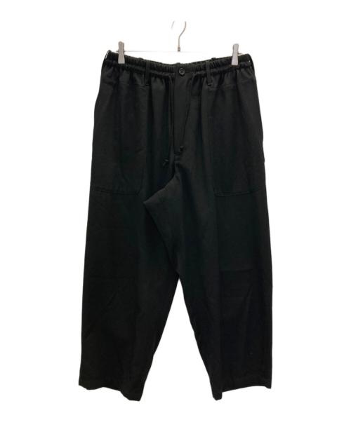 Yohji Yamamoto pour homme（ヨウジヤマモト プールオム）Yohji Yamamoto pour homme (ヨウジヤマモト プールオム) WOOL GABARDINE OUT POCKET PANTS/ウール ギャバジン アウト ポケット パンツ ブラック サイズ:3 未使用品の古着・服飾アイテム