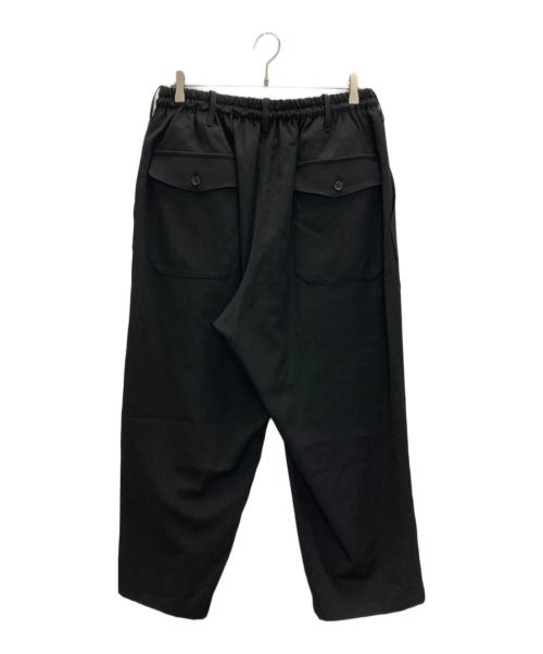 Yohji Yamamoto pour homme（ヨウジヤマモト プールオム）Yohji Yamamoto pour homme (ヨウジヤマモト プールオム) WOOL GABARDINE OUT POCKET PANTS/ウール ギャバジン アウト ポケット パンツ ブラック サイズ:3 未使用品の古着・服飾アイテム
