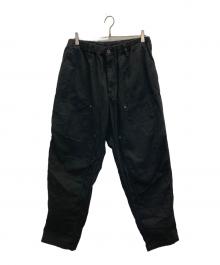 BLACK Scandal Yohji Yamamoto（ブラックスキャンダルヨウジヤマモト）の古着「KATSURAGI DOUBLE KNEE WORK PANTS」｜ブラック