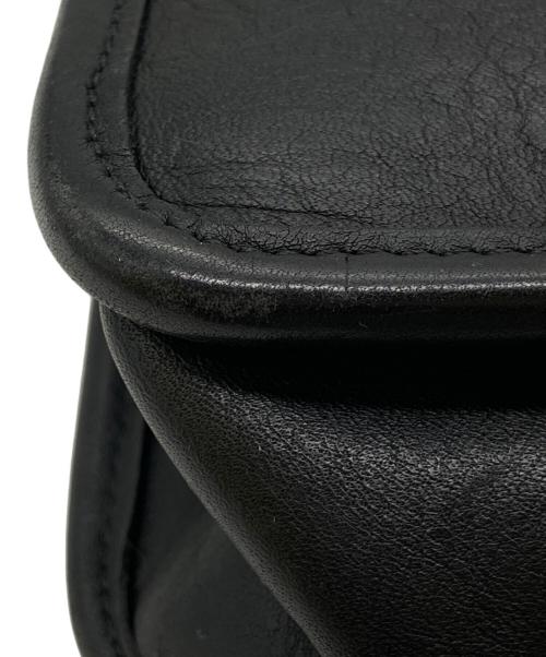 COACH（コーチ）COACH (コーチ) フラップターンロックショルダーバッグ ブラックの古着・服飾アイテム
