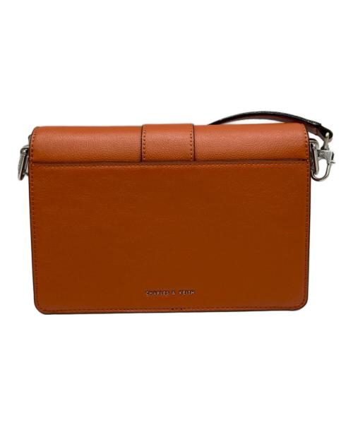 CHARLES & KEITH（チャールズアンドキース）CHARLES & KEITH (チャールズアンドキース) ショルダーバッグ オレンジの古着・服飾アイテム