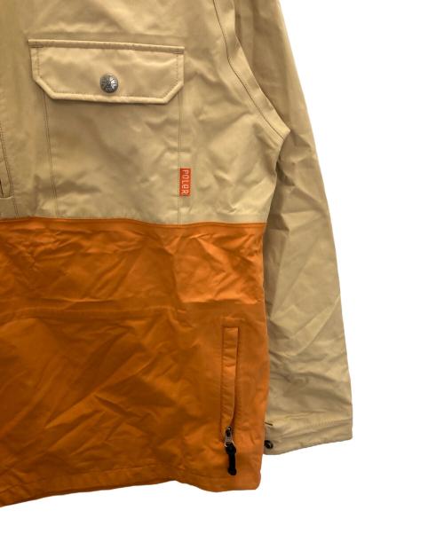 POLeR（ポーラー）POLeR (ポーラー) アノラックパーカー ベージュ×オレンジ サイズ:サイズ表記無しの古着・服飾アイテム