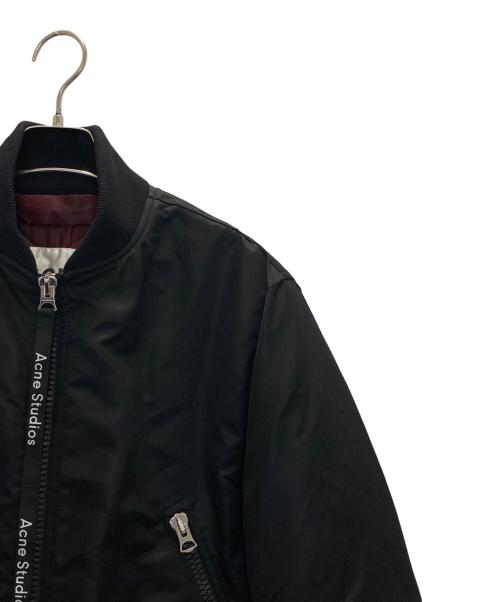 Acne studios（アクネ ストゥディオズ）ACNE STUDIOS (アクネ ストゥディオズ) MA-1 ボンバーコート ブラック サイズ:34の古着・服飾アイテム