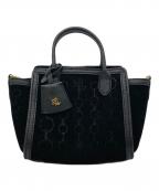 LAUREN RALPH LAURENローレンラルフローレン）の古着「2WAYバッグ」｜ブラック