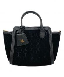 LAUREN RALPH LAUREN（ローレンラルフローレン）の古着「2WAYバッグ」｜ブラック