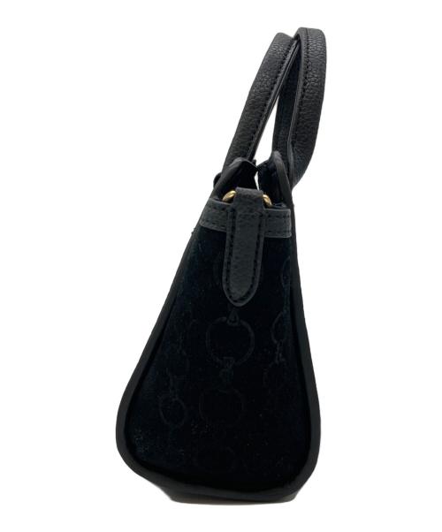 LAUREN RALPH LAUREN（ローレンラルフローレン）LAUREN RALPH LAUREN (ローレンラルフローレン) 2WAYバッグ ブラックの古着・服飾アイテム