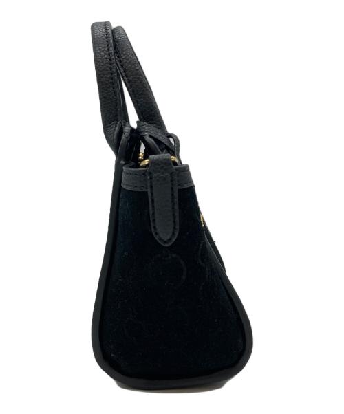 LAUREN RALPH LAUREN（ローレンラルフローレン）LAUREN RALPH LAUREN (ローレンラルフローレン) 2WAYバッグ ブラックの古着・服飾アイテム