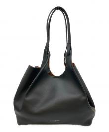 GIANNI CHIARINI（ジャンニ キアリーニ）の古着「レザートートバッグ」｜ブラック