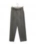 Whim Gazette（ウィムガゼット）の古着「タックパンツ」｜グレー