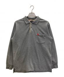 BURBERRY LONDON（バーバリーロンドン）の古着「L/Sポロシャツ」｜グレー