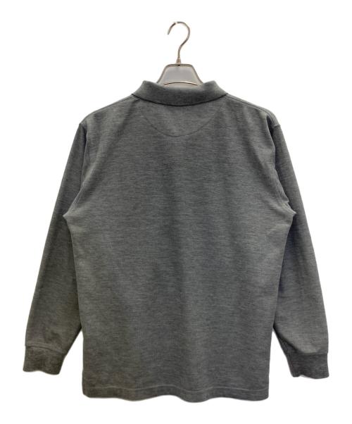 BURBERRY LONDON（バーバリーロンドン）BURBERRY LONDON (バーバリーロンドン) L/Sポロシャツ グレー サイズ:Mの古着・服飾アイテム