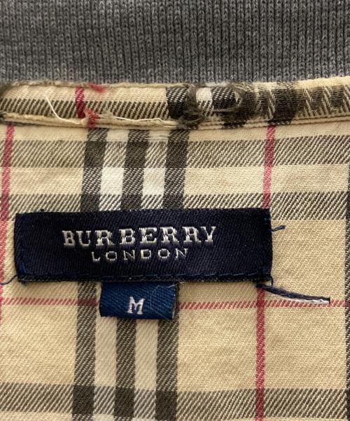 BURBERRY LONDON（バーバリーロンドン）BURBERRY LONDON (バーバリーロンドン) L/Sポロシャツ グレー サイズ:Mの古着・服飾アイテム