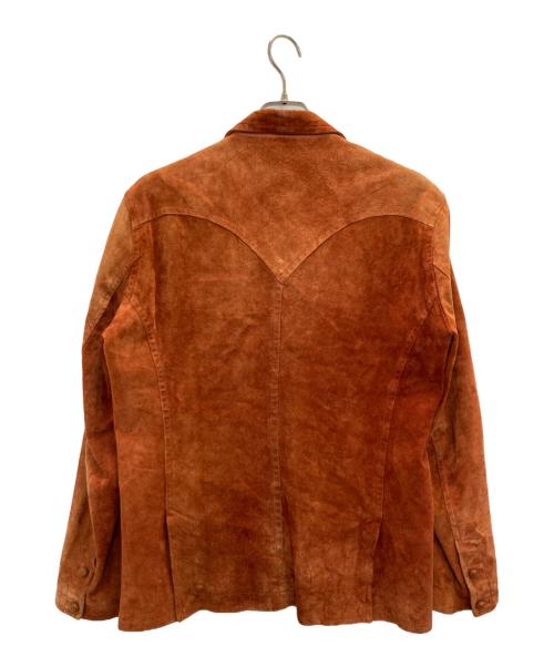 Schott（ショット）Schott (ショット) スエードジャケット オレンジ サイズ:Mの古着・服飾アイテム