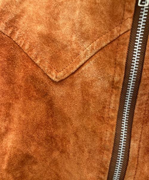 Schott（ショット）Schott (ショット) スエードジャケット オレンジ サイズ:Mの古着・服飾アイテム