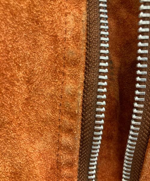 Schott（ショット）Schott (ショット) スエードジャケット オレンジ サイズ:Mの古着・服飾アイテム