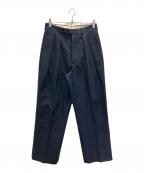 NEATニート）の古着「タックパンツ」｜ネイビー