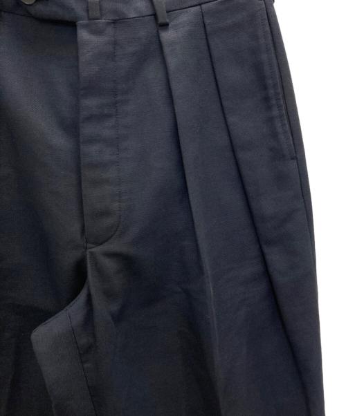 NEAT（ニート）NEAT (ニート) タックパンツ ネイビー サイズ:38の古着・服飾アイテム