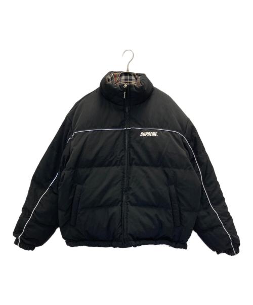 SUPREME（シュプリーム）SUPREME (シュプリーム) Reversible Puffer Jacket ベージュ×ブラック サイズ:Mの古着・服飾アイテム
