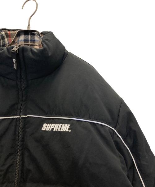 SUPREME（シュプリーム）SUPREME (シュプリーム) Reversible Puffer Jacket ベージュ×ブラック サイズ:Mの古着・服飾アイテム