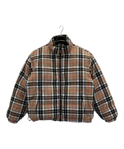 SUPREME（シュプリーム）SUPREME (シュプリーム) Reversible Puffer Jacket ベージュ×ブラック サイズ:Mの古着・服飾アイテム