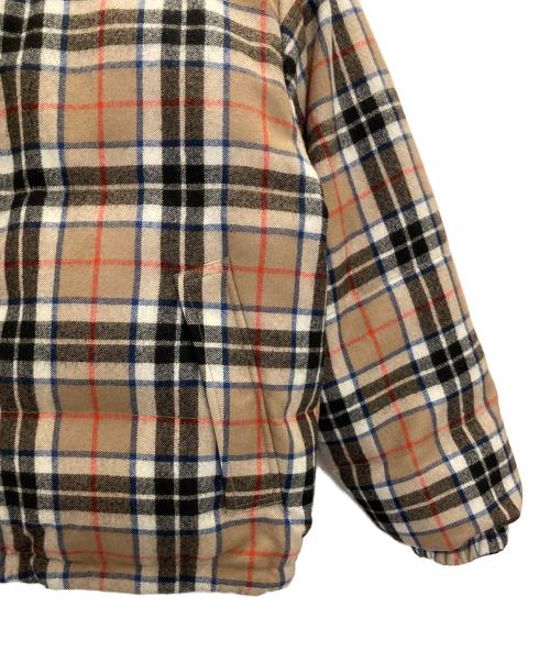 SUPREME（シュプリーム）SUPREME (シュプリーム) Reversible Puffer Jacket ベージュ×ブラック サイズ:Mの古着・服飾アイテム