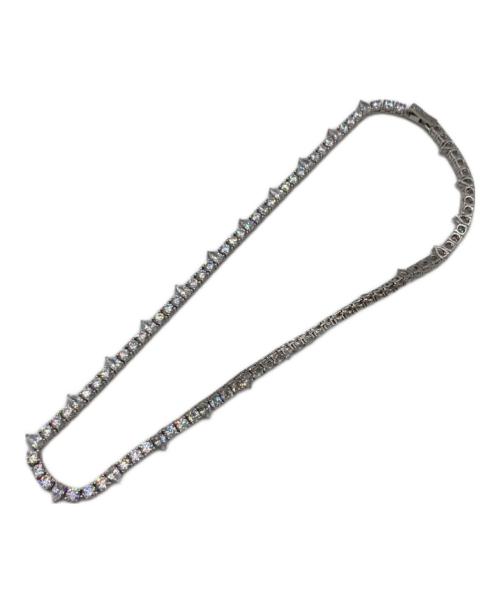 AVALANCHE（アヴァランチ）AVALANCHE (アヴァランチ) スパイクテニスネックレス シルバーの古着・服飾アイテム