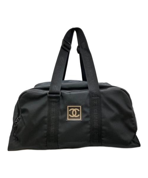 CHANEL（シャネル）CHANEL (シャネル) スポーツラインボストンバッグ ブラックの古着・服飾アイテム