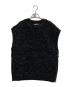 CLANE（クラネ）の古着「SIDE ZIP TWEED KNIT VEST」｜ブラック
