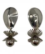 TOGAトーガ）の古着「Metal motif earrings」｜シルバー