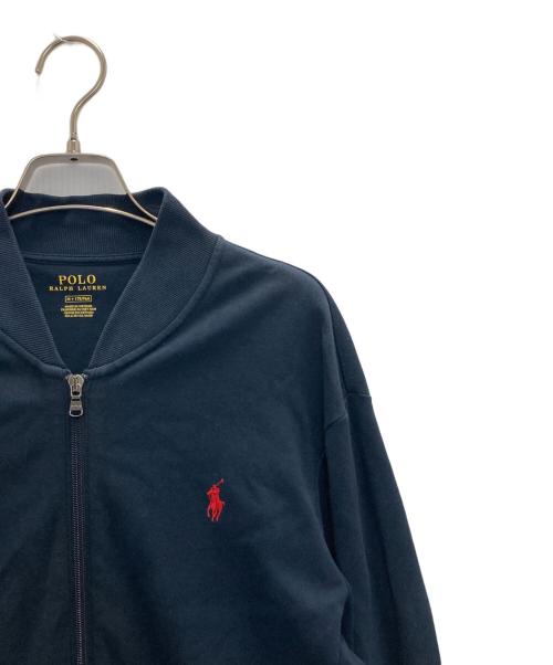 POLO RALPH LAUREN（ポロ・ラルフローレン）POLO RALPH LAUREN (ポロ・ラルフローレン) ブルゾン ネイビー サイズ:Ｍの古着・服飾アイテム