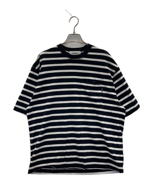 everyone（エブリワン）everyone (エブリワン) border short sleeve tee shirt ネイビー サイズ:Ｍの古着・服飾アイテム