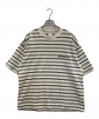 plllllleeeasseプリーズ）の古着「ボーダーTシャツ」｜ホワイト