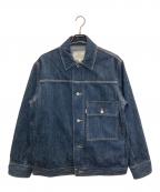 STUDIO NICHOLSONスタジオ ニコルソン）の古着「LAZAR DENIM JACKET/ラザル デニムジャケット」｜インディゴ