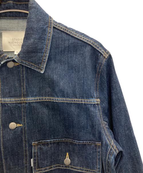 STUDIO NICHOLSON（スタジオ ニコルソン）STUDIO NICHOLSON (スタジオ ニコルソン) LAZAR DENIM JACKET/ラザル デニムジャケット インディゴ サイズ:Mの古着・服飾アイテム