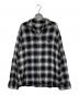 PENNEYS TOWN CRAFT（ペニーズ タウンクラフト）の古着「レーヨンオンブレチェックシャツ」｜ブラック