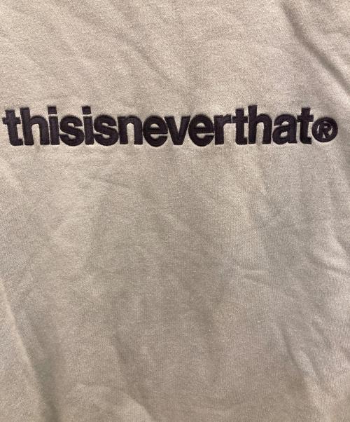 thisisneverthat（ディスイズネバーザット）thisisneverthat (ディスイズネバーザット) ロゴスウェット グリーン サイズ:Sの古着・服飾アイテム