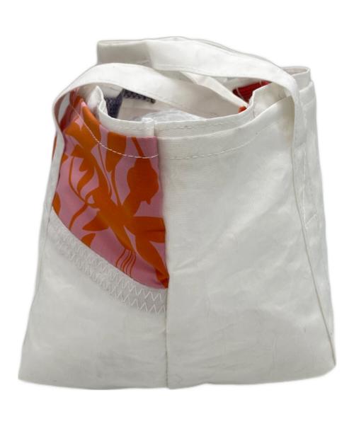 Patagonia（パタゴニア）Patagonia (パタゴニア) マフィアミニトート ホワイト×ピンクの古着・服飾アイテム