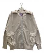 THE NORTHFACE PURPLELABELザ・ノースフェイス パープルレーベル）の古着「11oz Zip Up Hoodie」｜アイボリー