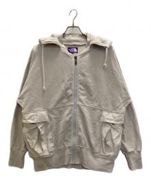 THE NORTHFACE PURPLELABEL（ザ・ノースフェイス パープルレーベル）の古着「11oz Zip Up Hoodie」｜アイボリー